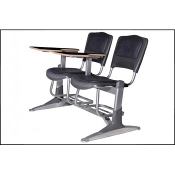 نیمکت دانشجویی دو نفره فایبر گلاس