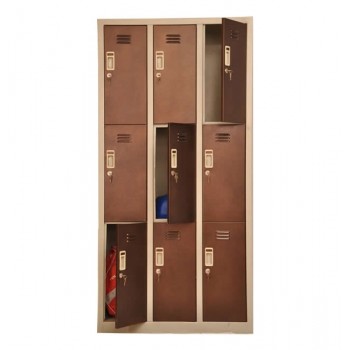 رختکن فلزی 9 نفره درب دار ورق 90