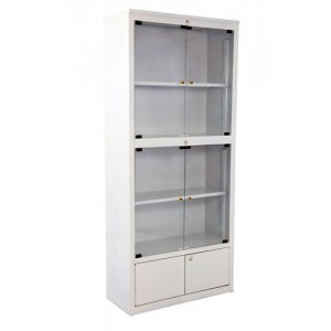 کتابخانه 4شیشه فلزی