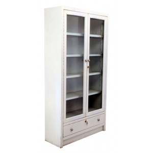 کتابخانه تمام شیشه فلزی (کمد دارویی)