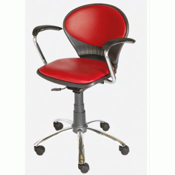 صندلی گردان اپراتوری رویه کوبی شده دسته دار