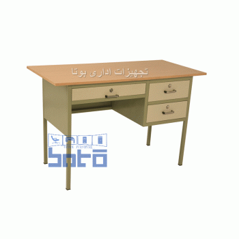 میز تحریر فلزی 3 کشو